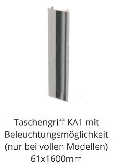 Taschengriff KA1 mit Beleuchtungsmöglichkeit